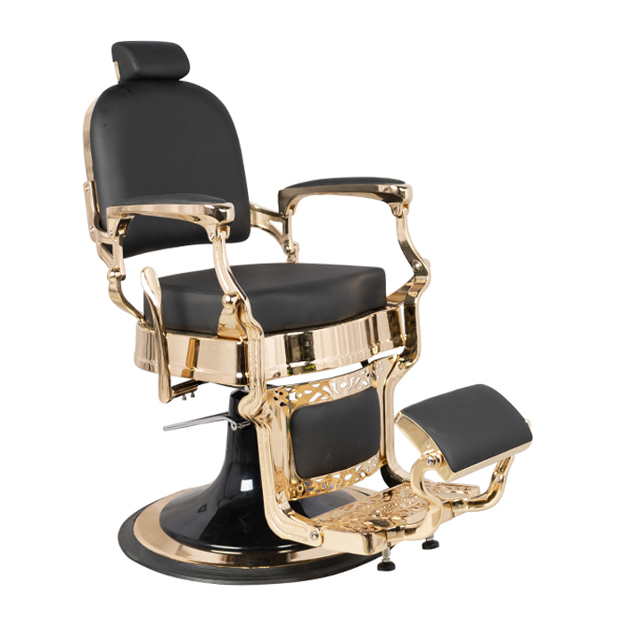 barber chair gold