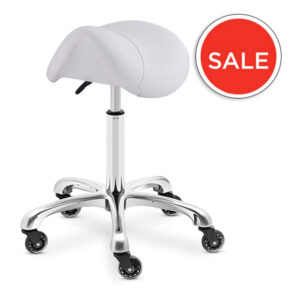 Saddle Medi – White